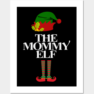 Mom Christmas Gift - The Mommy Elf Posters and Art